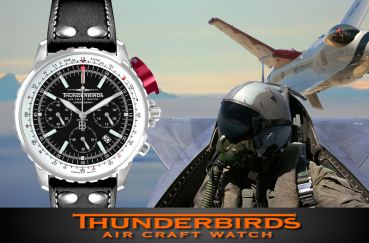 THUNDERBIRDS Fighting Steel Chrono TB1048-01
